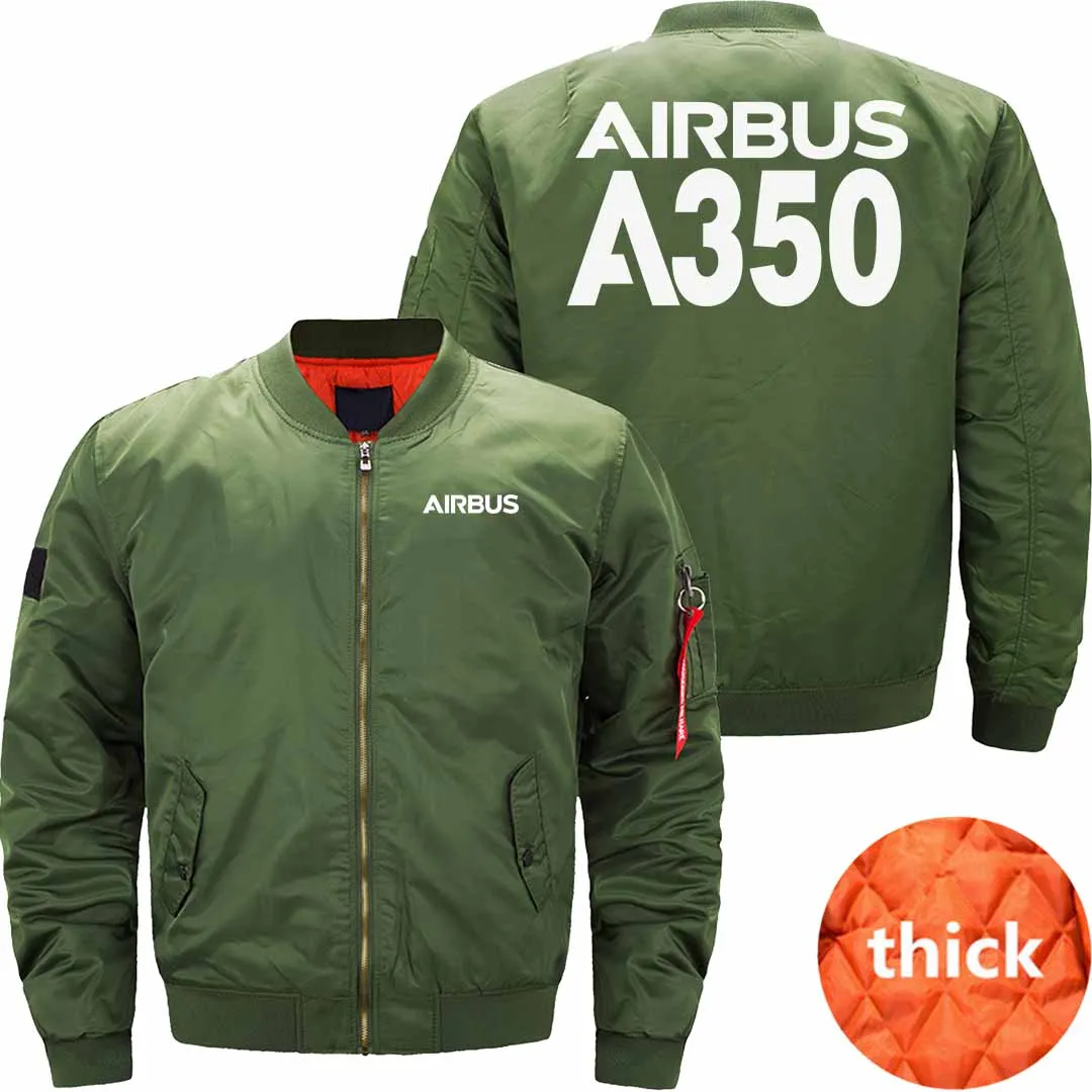 AIRBUS A350 BOMBER FLIGHT AVIATOR JACKET