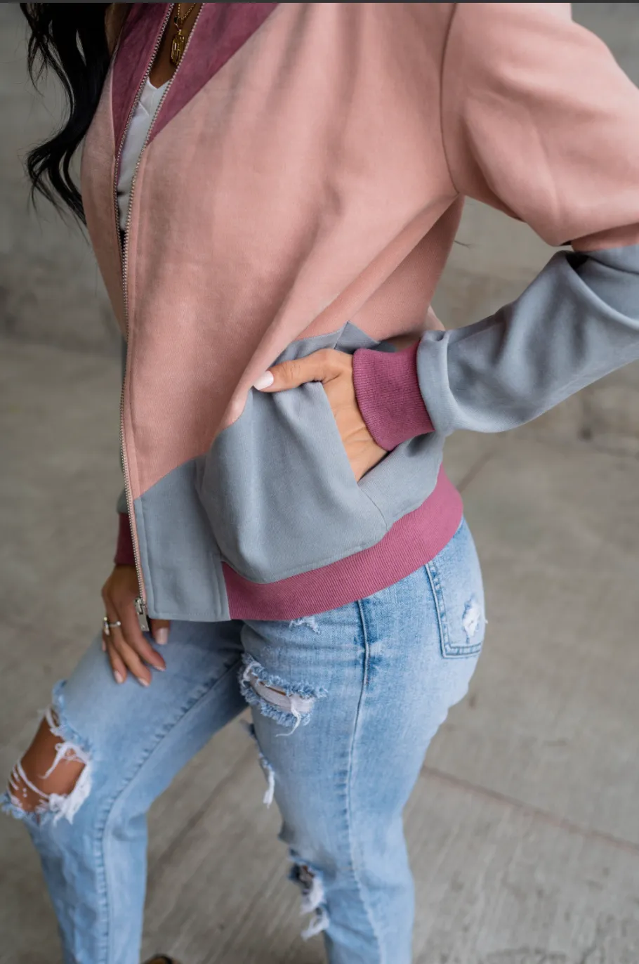 Ampersand Avenue Bomber Jacket - Sweet Victory