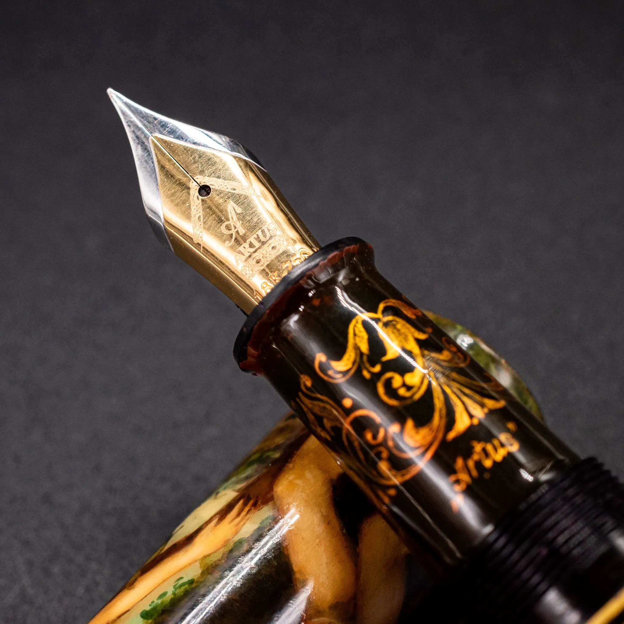 Artus the World of Rubens Hand Painted Fountain Pen - Preowned