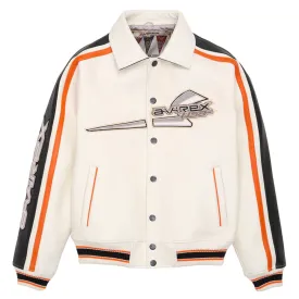 Avirex City Racer Bomber Leather Jacket