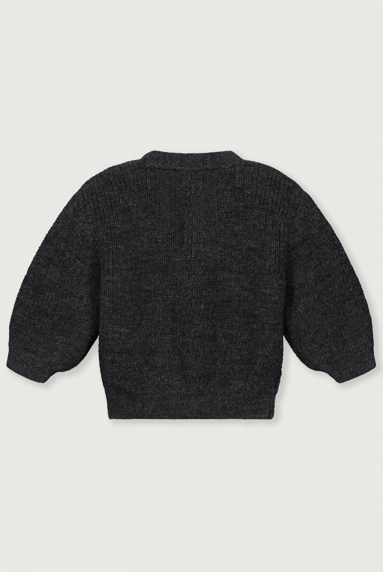 Baby Knitted Cardigan RWS | Black Melange