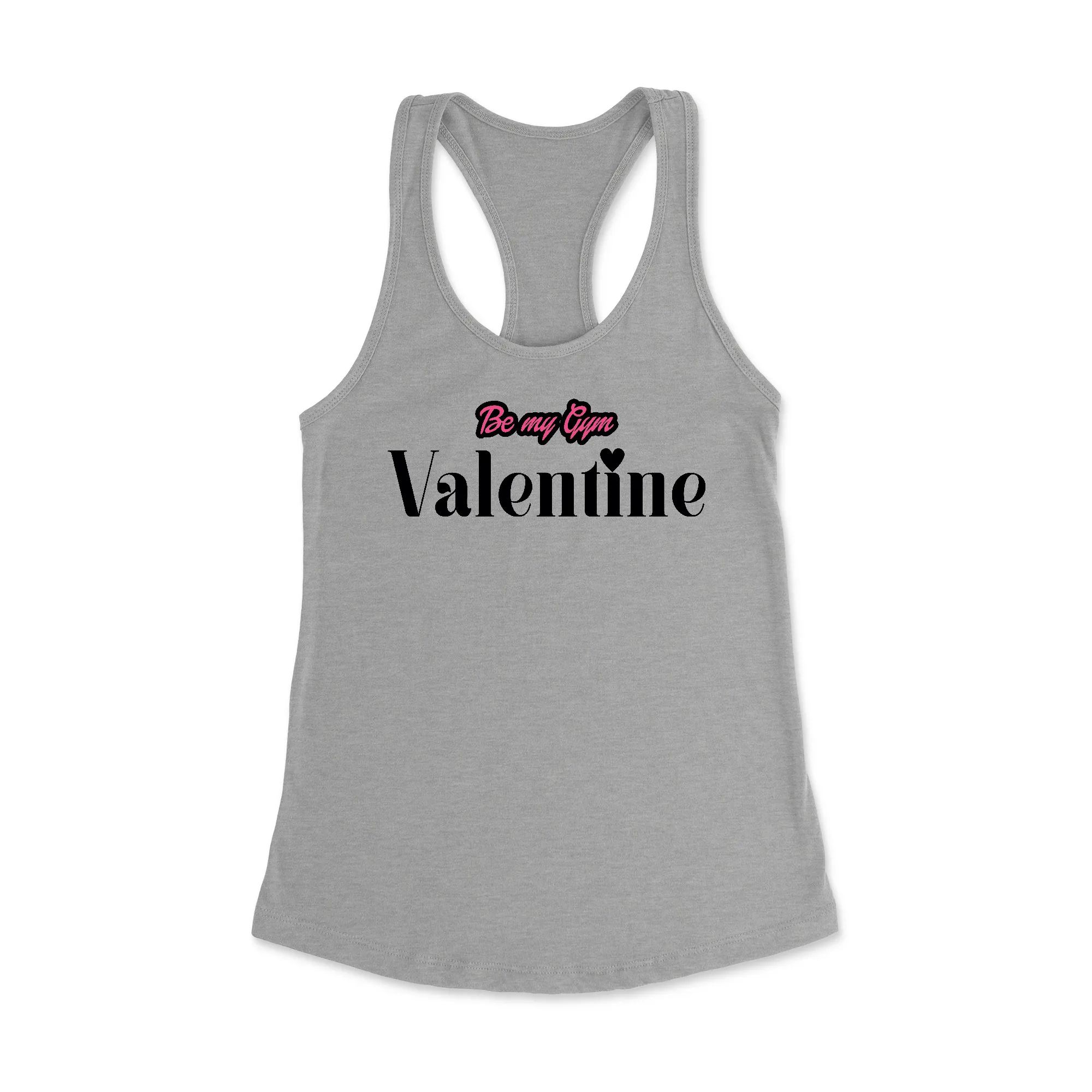 Be My Gym Valentine Racerback Tank Top