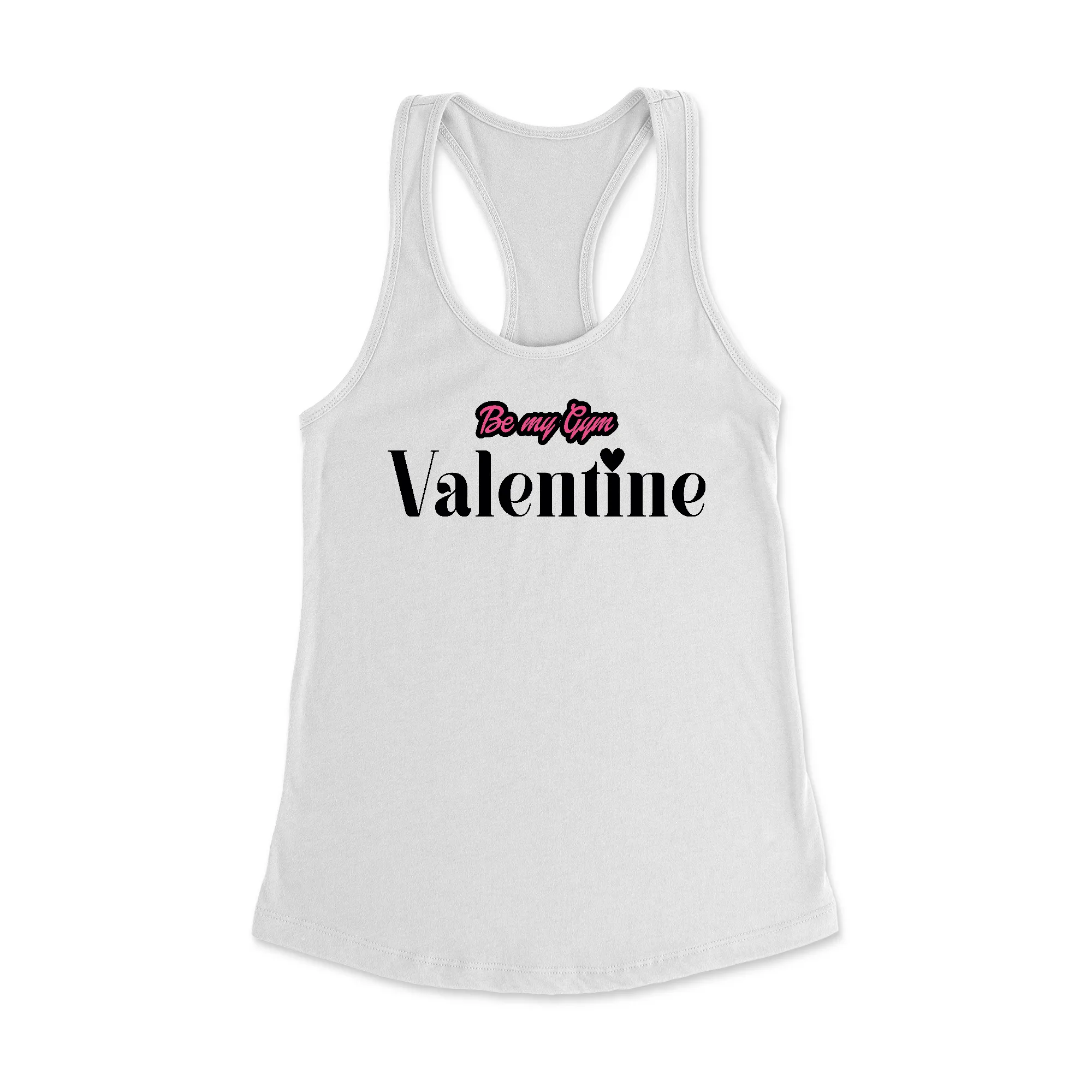 Be My Gym Valentine Racerback Tank Top