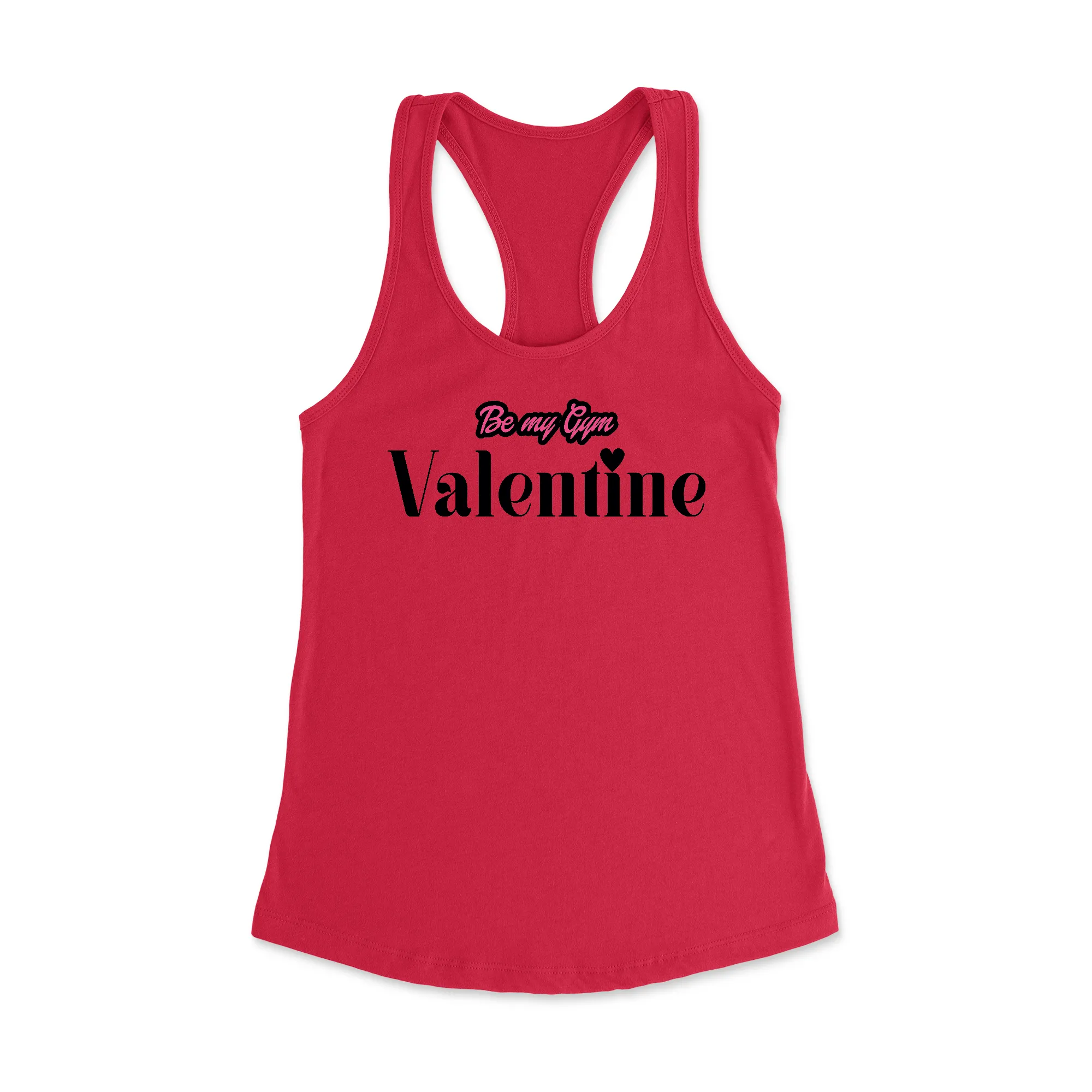 Be My Gym Valentine Racerback Tank Top