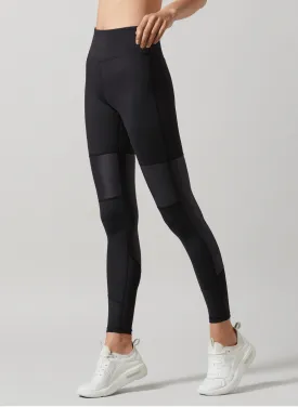 Black Marina Coated Leggings