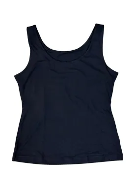 Black Round Neck Tank