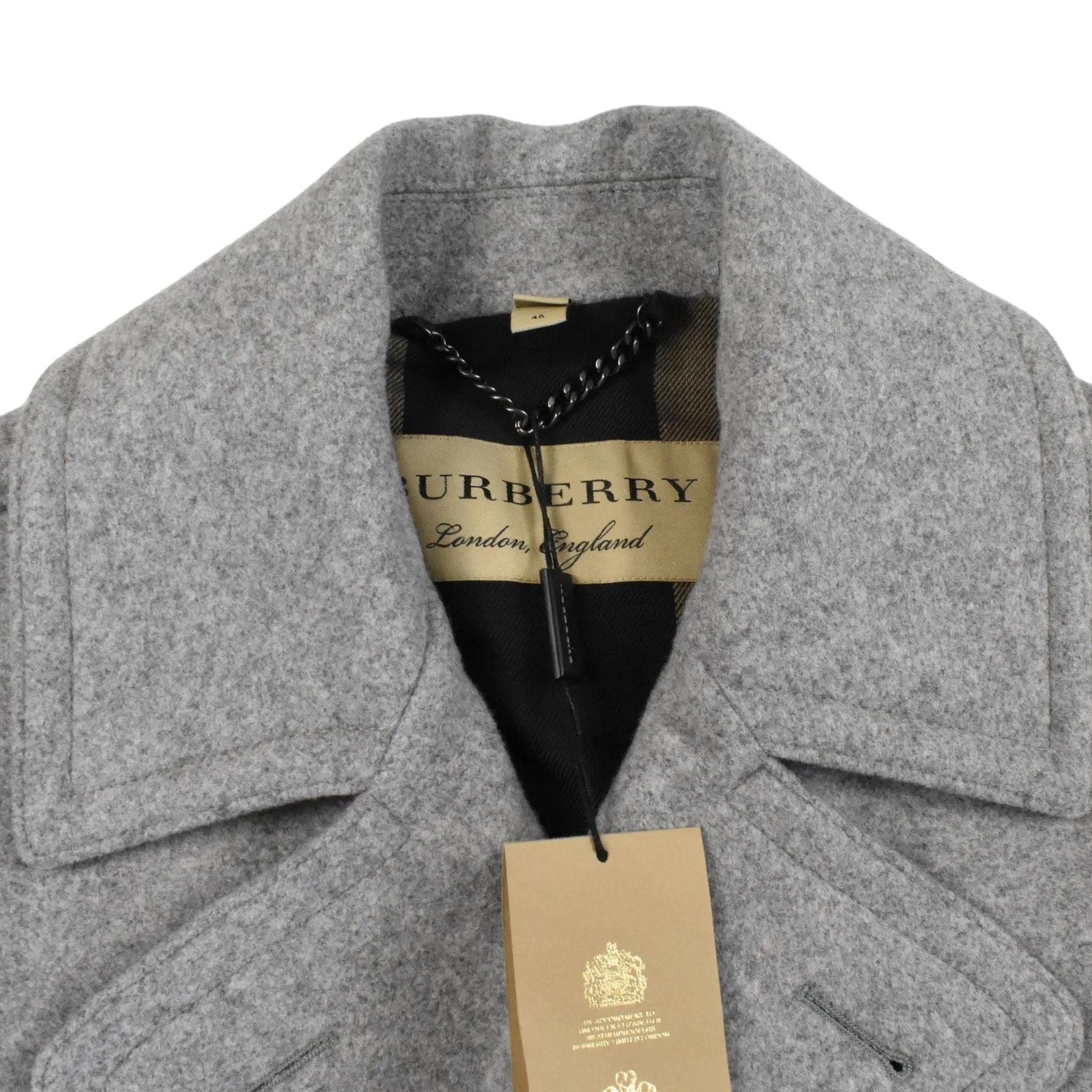 Burberry Wool Peacoat - Men's 46