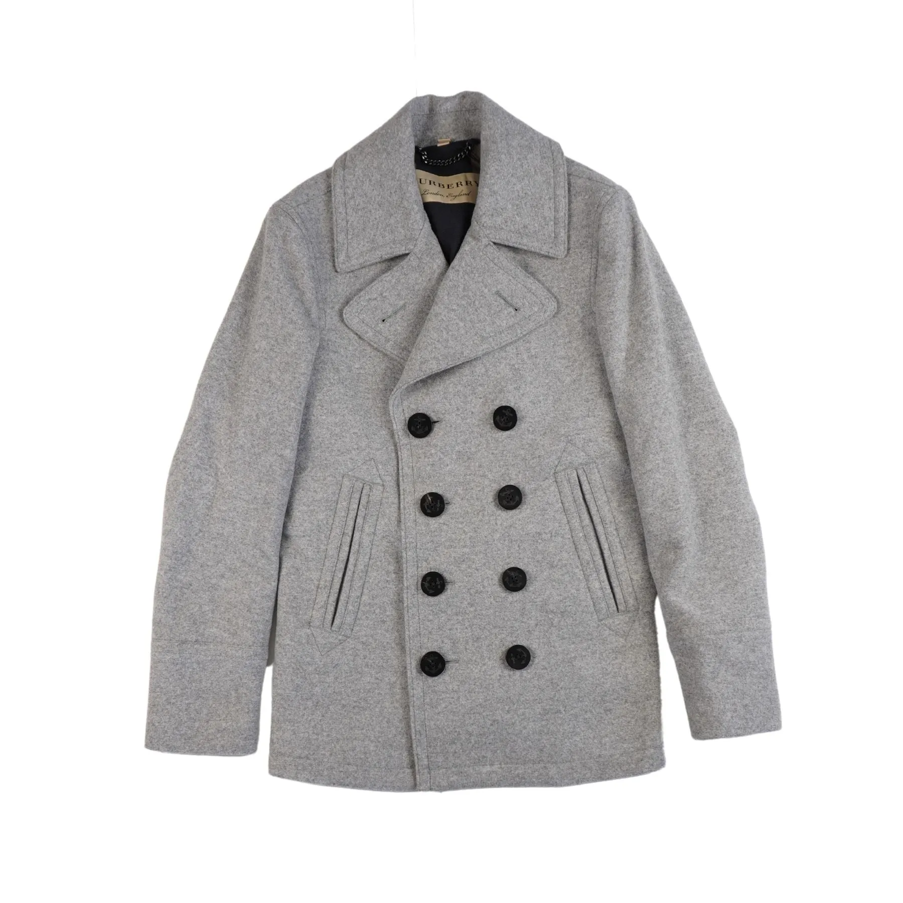 Burberry Wool Peacoat - Men's 46