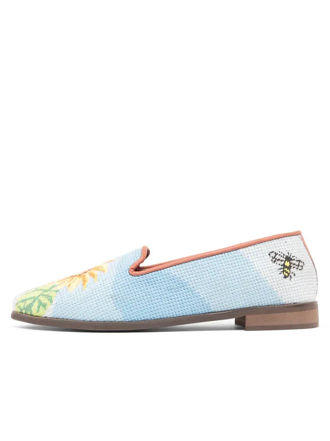 BY PAIGE - NEEDLEPOINT LOAFER IN SUNFLOWER