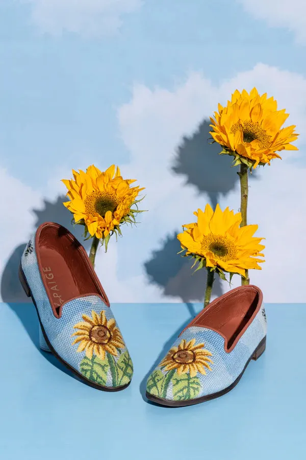 BY PAIGE - NEEDLEPOINT LOAFER IN SUNFLOWER