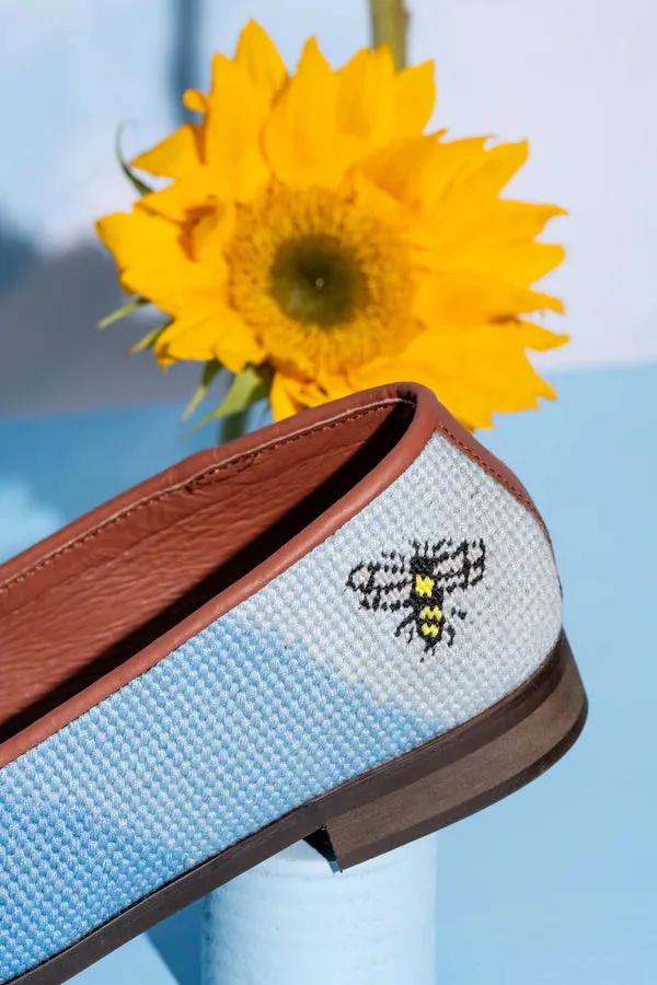 BY PAIGE - NEEDLEPOINT LOAFER IN SUNFLOWER