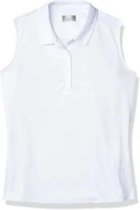 Callaway Womens Opti-Dri Sleeveless Golf Polo with UV Block Sun Protection, Flexible Fit, Ladies Performance Apparel