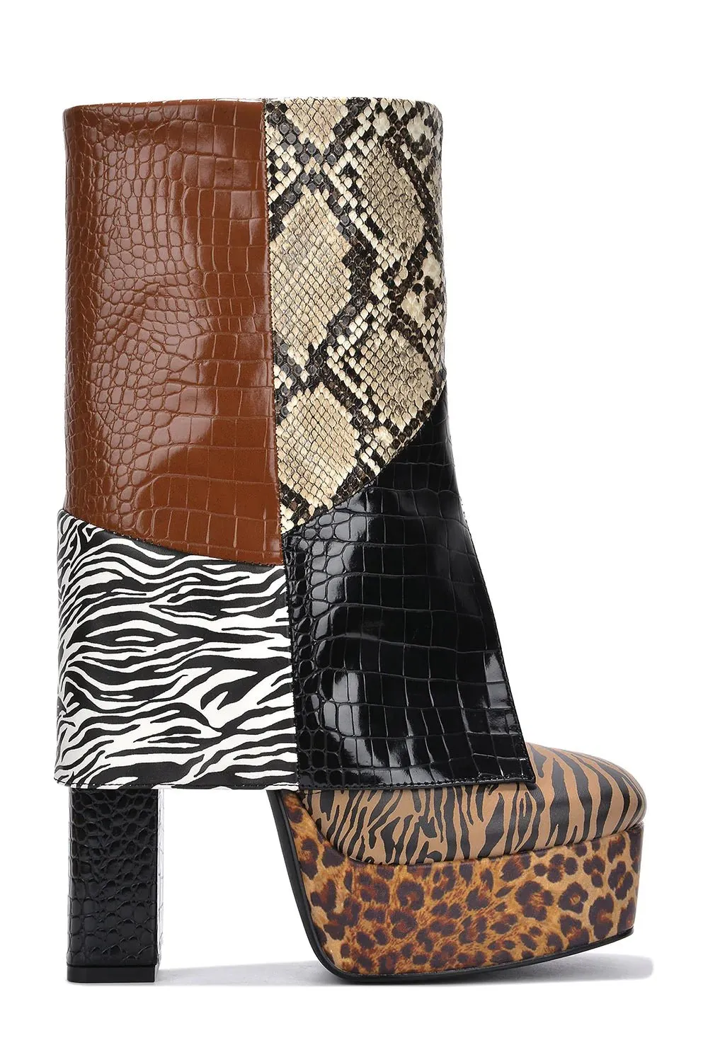 Cape Robbin Richy Chunky Platform Fold Over Boots