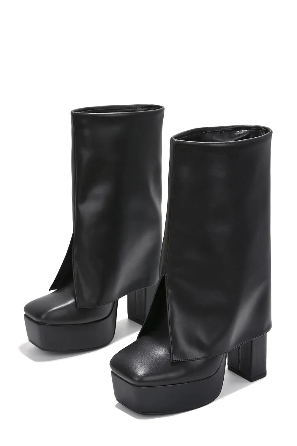Cape Robbin Richy Chunky Platform Fold Over Boots