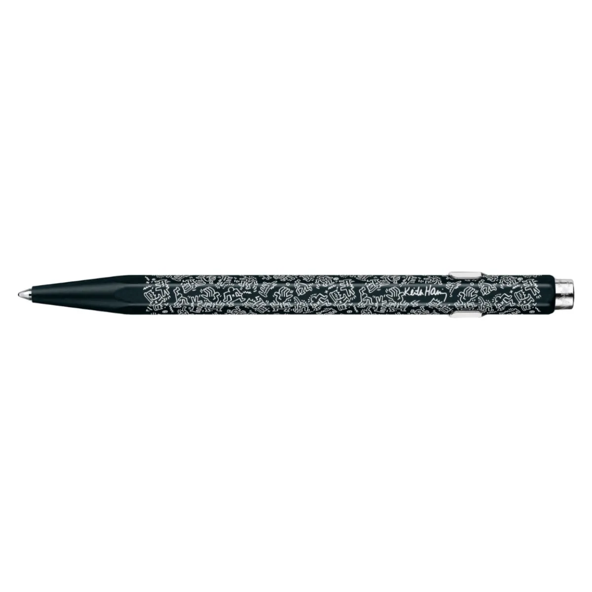 CARAN d'ACHE 849 Ballpoint KEITH HARING with Box, Black - Special Edition