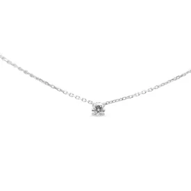 Cartier 1895 0.21ct Solitaire Diamond Necklace