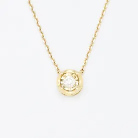 CERTIFIED Natural Diamond Necklace – 14k Solid Gold Necklace – Real Gold Diamond Dainty Necklace
