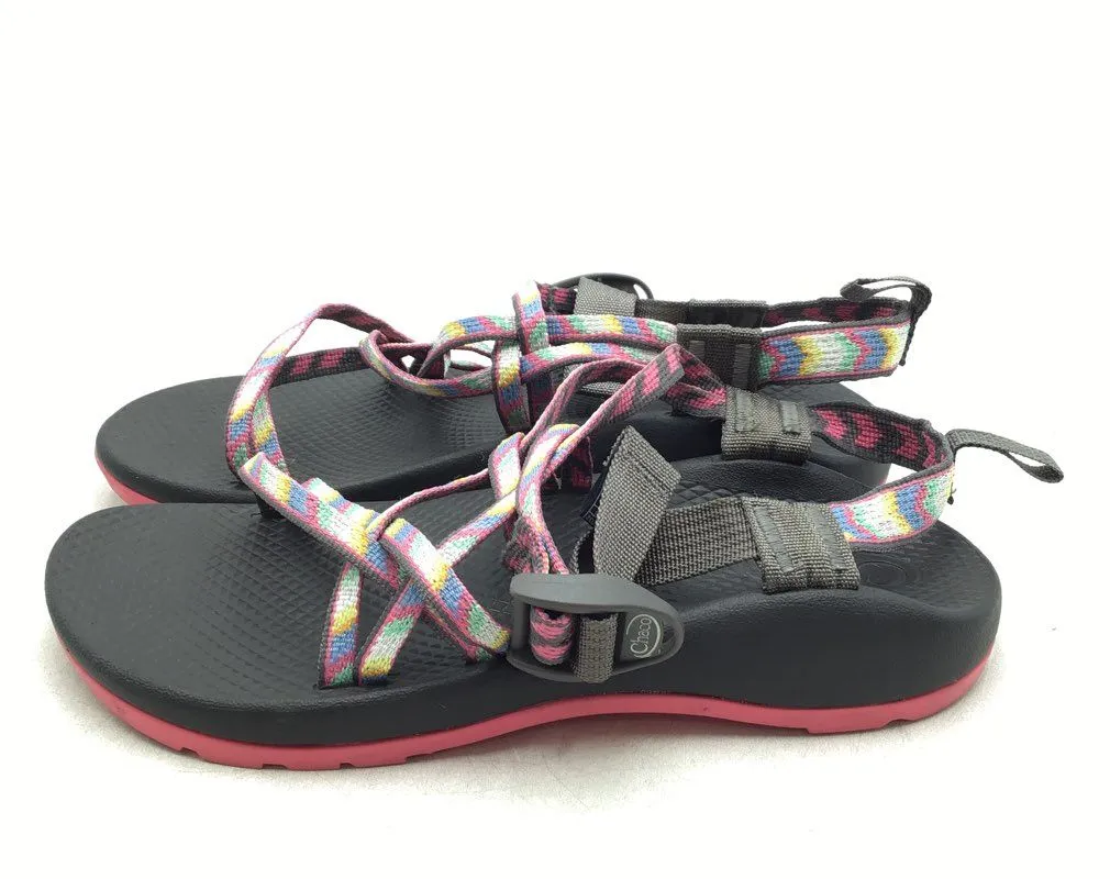 Chaco Women's Multicolor Adjustable Strap Hiking Sandals - Size 5