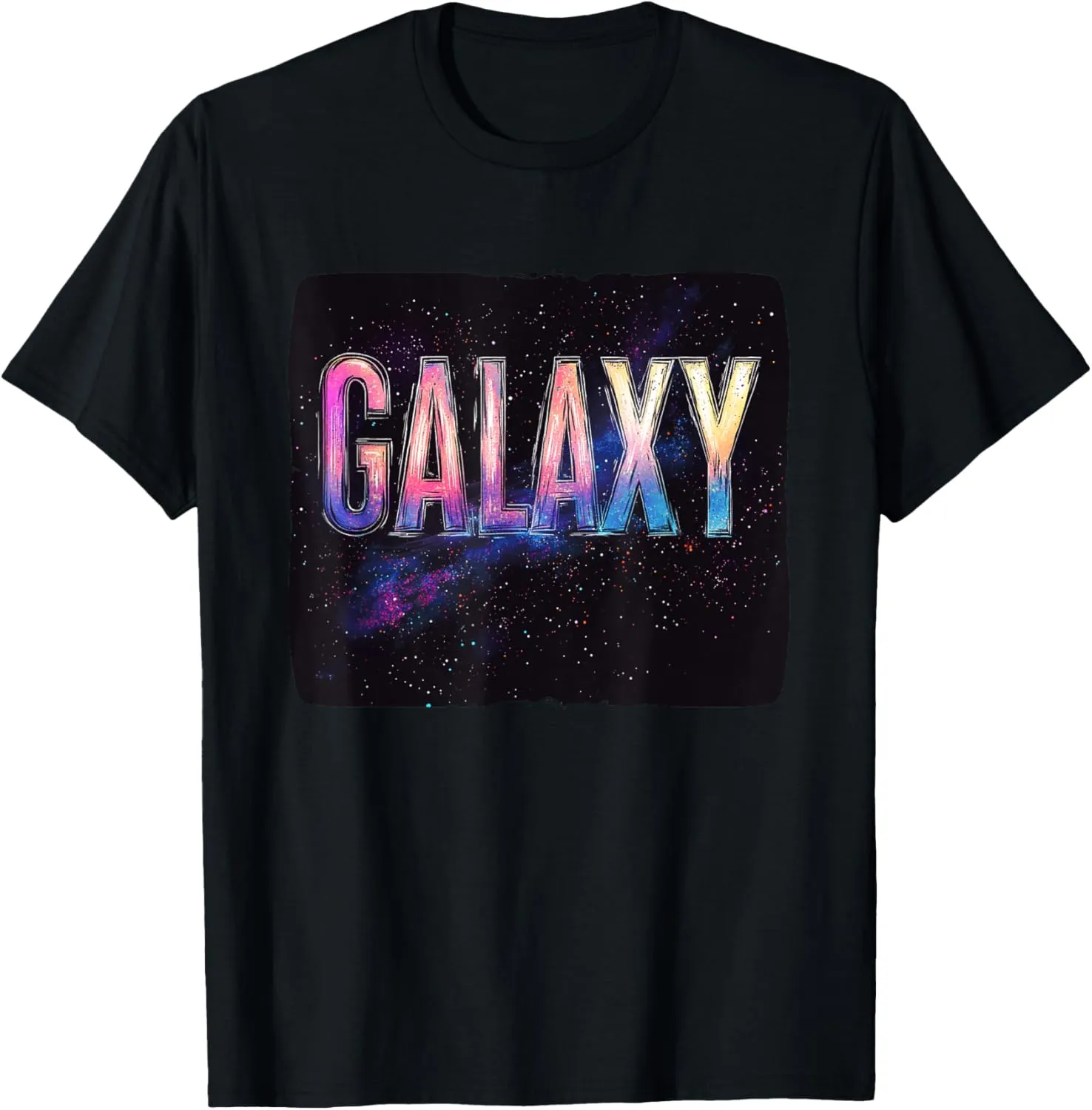 Colorful Galaxy Statement Costume for Space Lovers T-Shirt