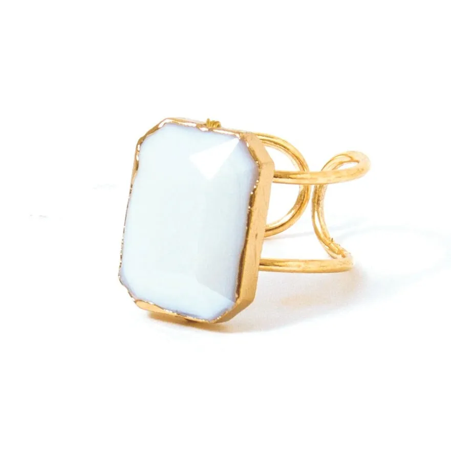 Crystal Statement Ring