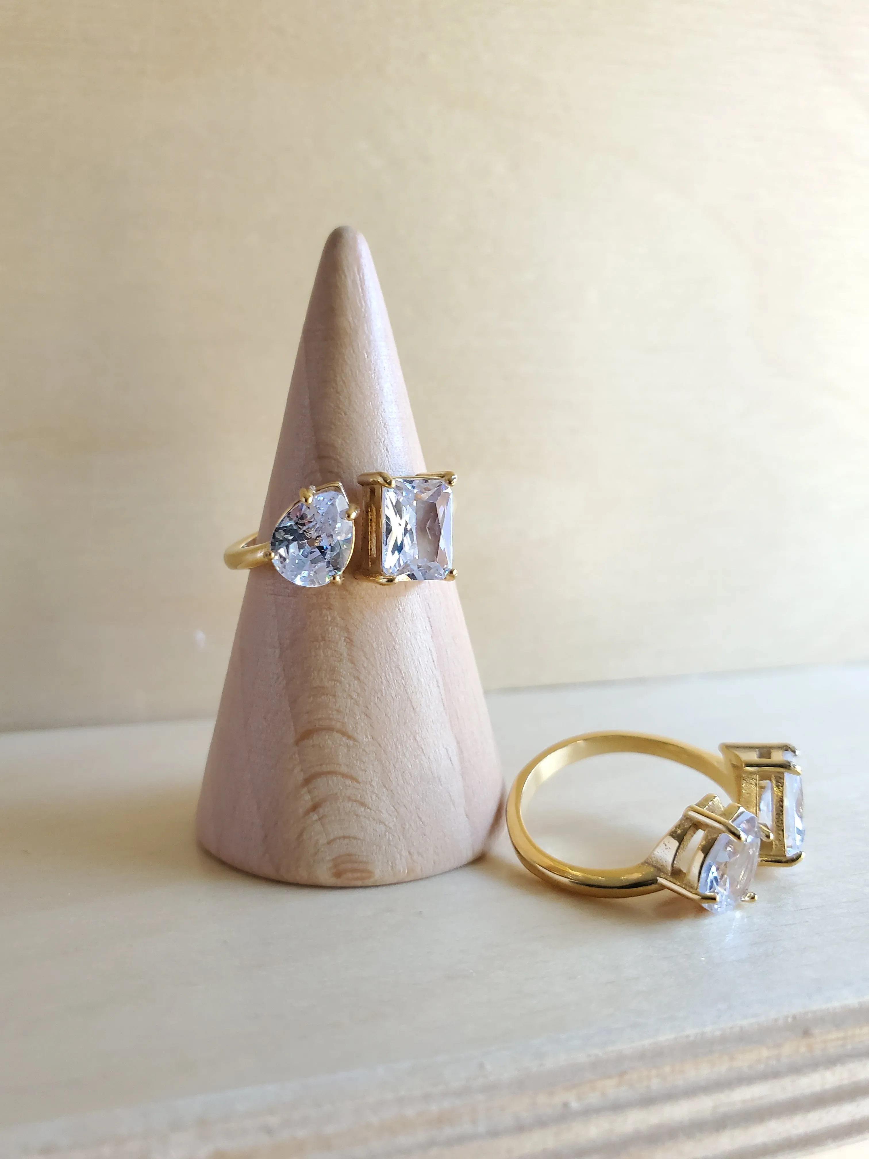 Crystal Statement Ring