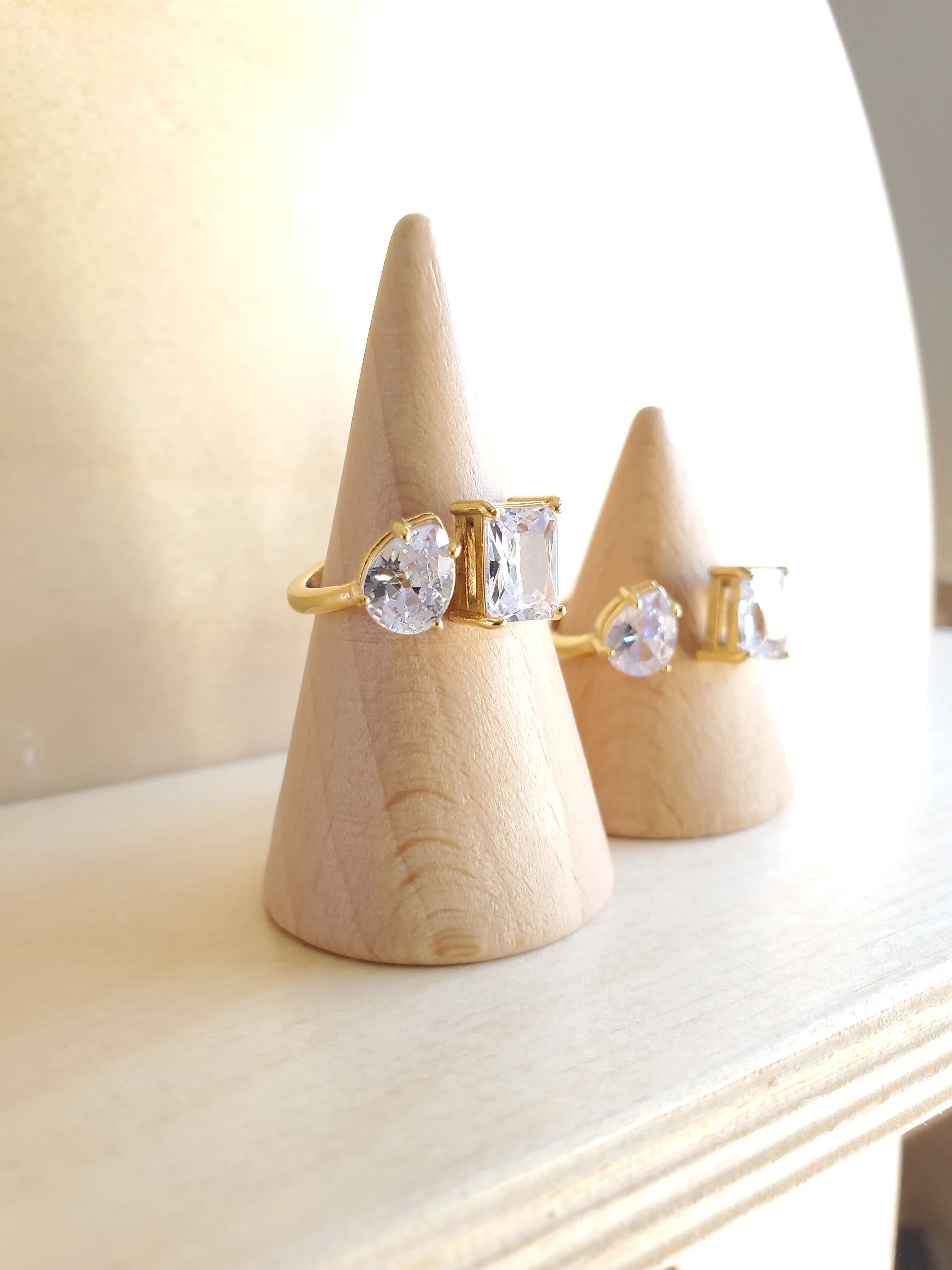 Crystal Statement Ring