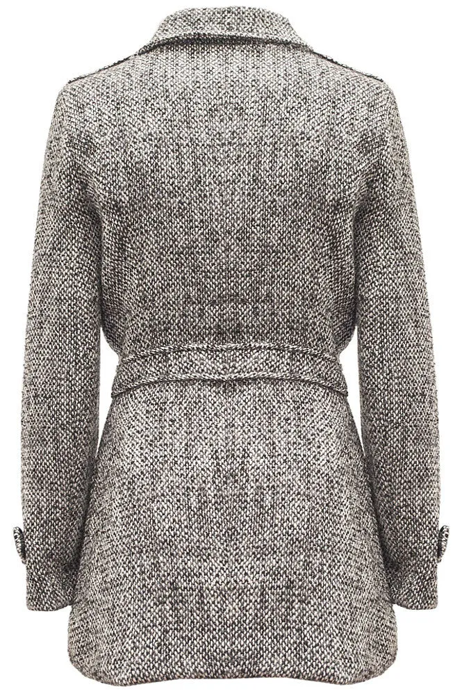 CT8180 Harringbone Peacoat