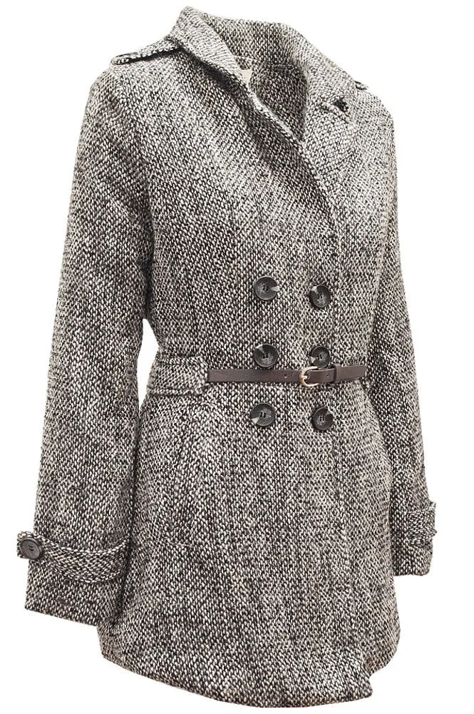 CT8180 Harringbone Peacoat
