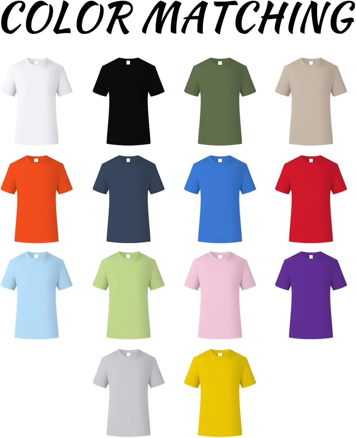 Custom T Shirts for Men Design Your Own Front and Back with Picture/Text