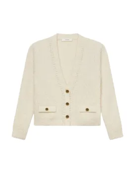 Double Pocket Cropped Cardigan