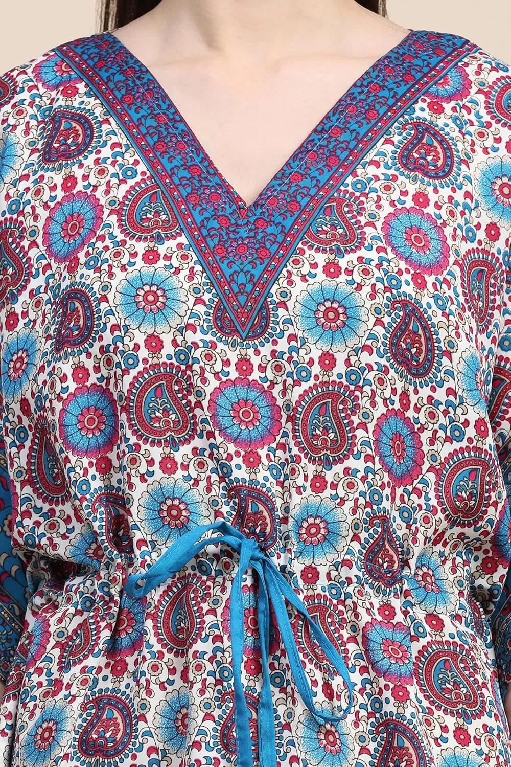 Embrace the Flow and Freedom of This Stunning Long Kaftan Perfect for Those Sunny Days or Cozy Nights