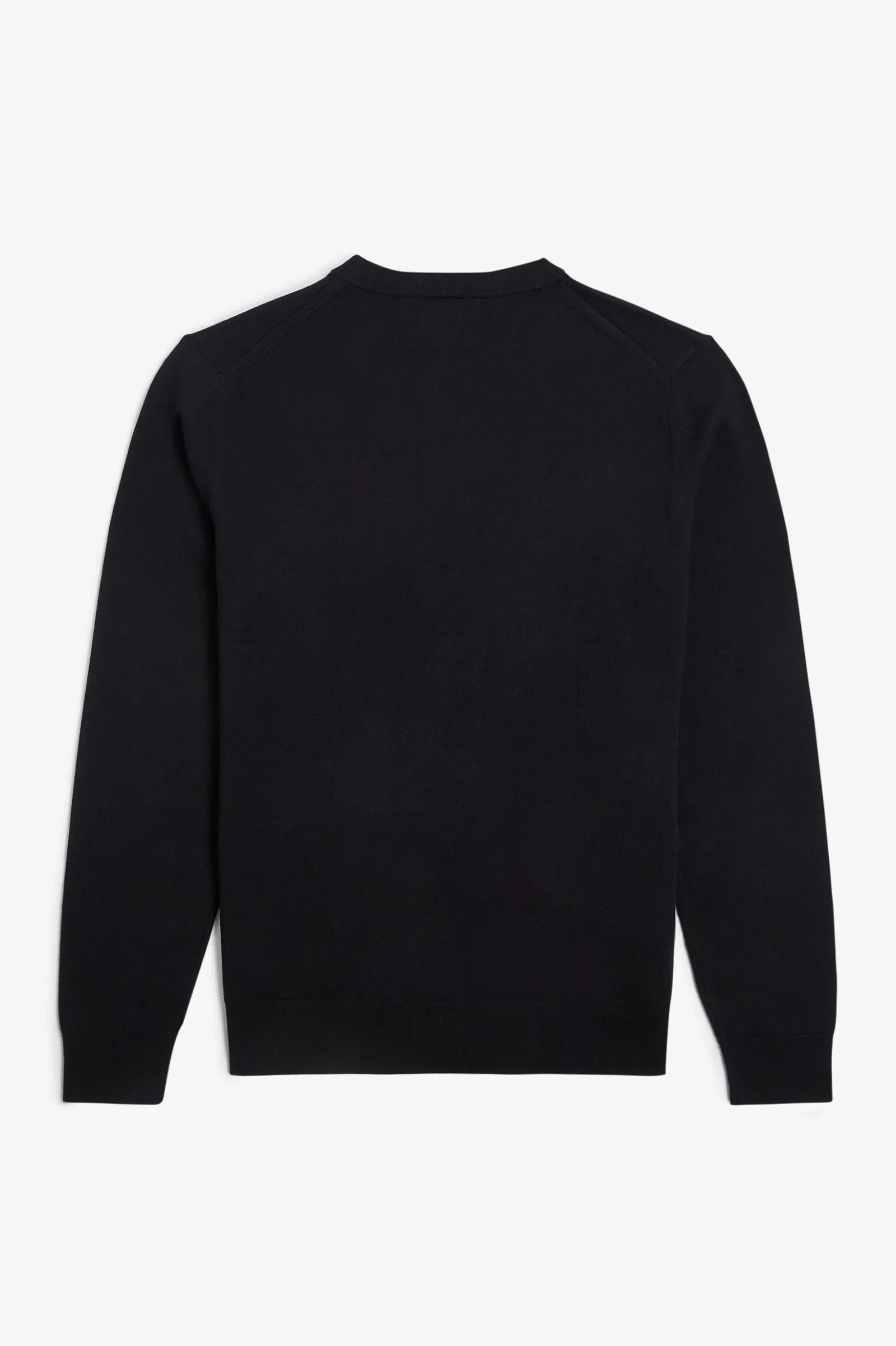 Fred Perry Men's Classic Black Cardigan