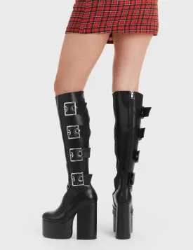 FYP Platform Knee High Boots