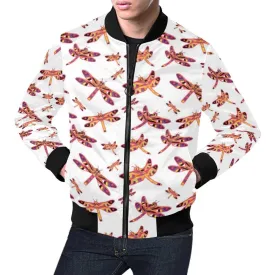 Gathering White Bomber Jacket for Men