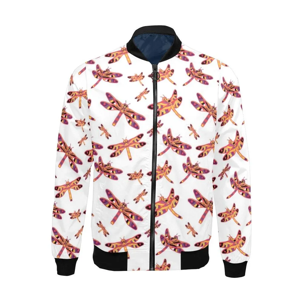 Gathering White Bomber Jacket for Men
