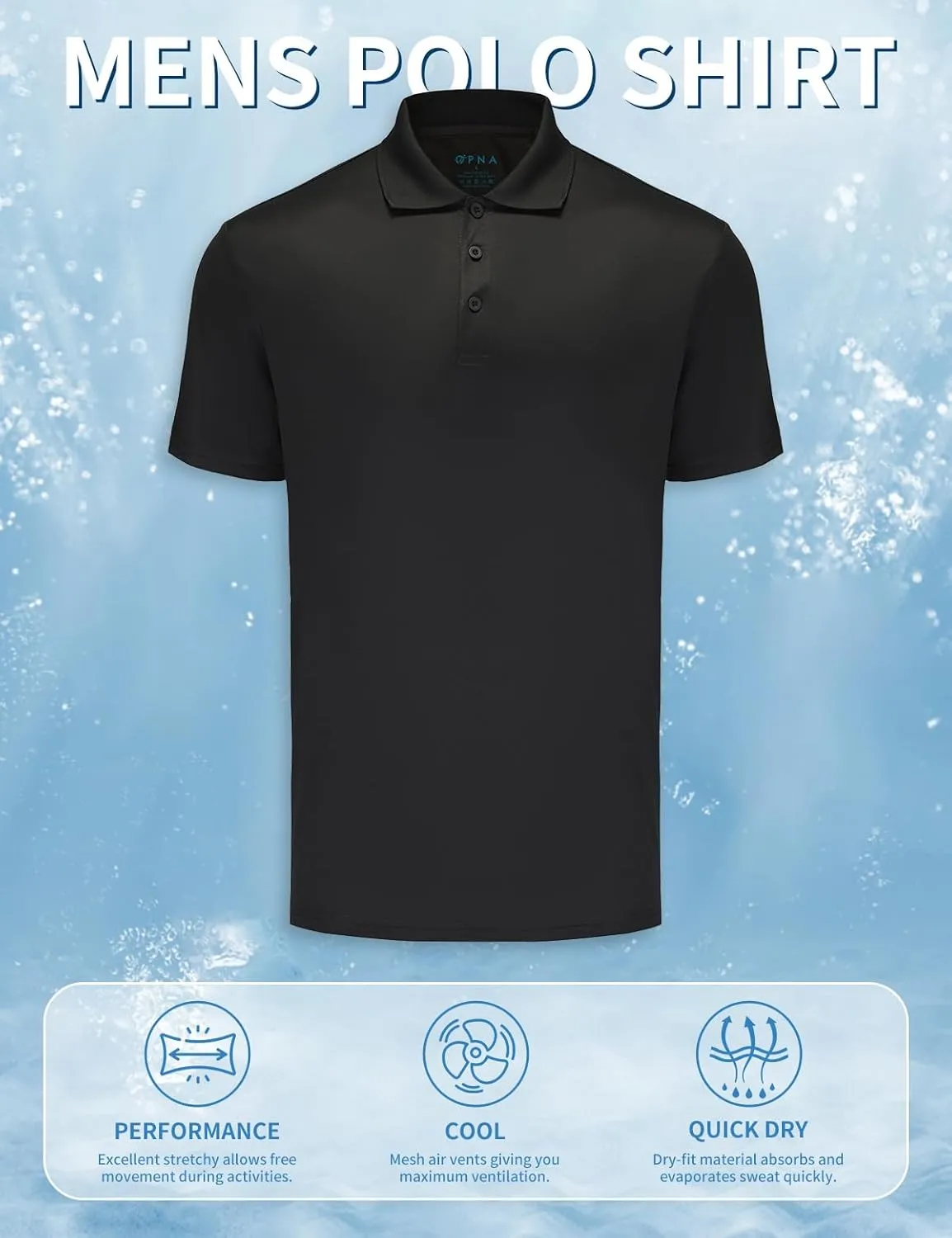 Golf Shirts for Men Regular and Big and Tall Size Golf Polos Dry Fit Mens Polo Shirts Short Sleeve