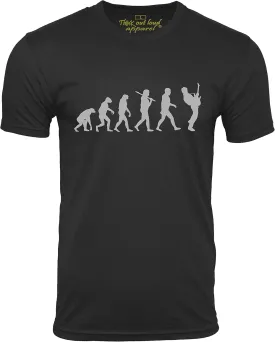 Guitar Player Evolution Funny T-Shirt Guitarist Musician Tee T Shirt