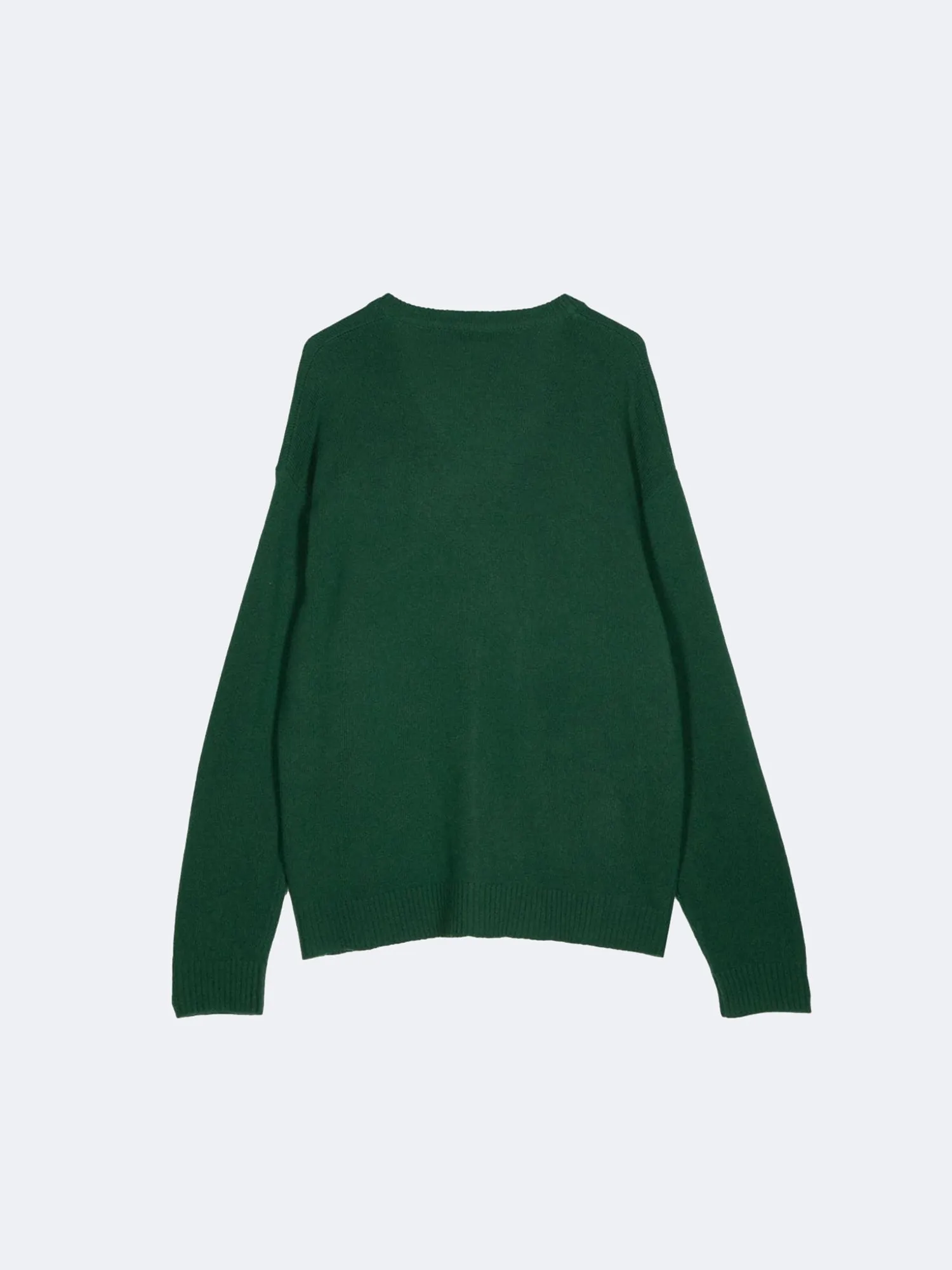 INTARSIA BOXERS CARDIGAN GREEN