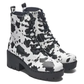Kaos 3151 Lace Up Platform Ankle Boots