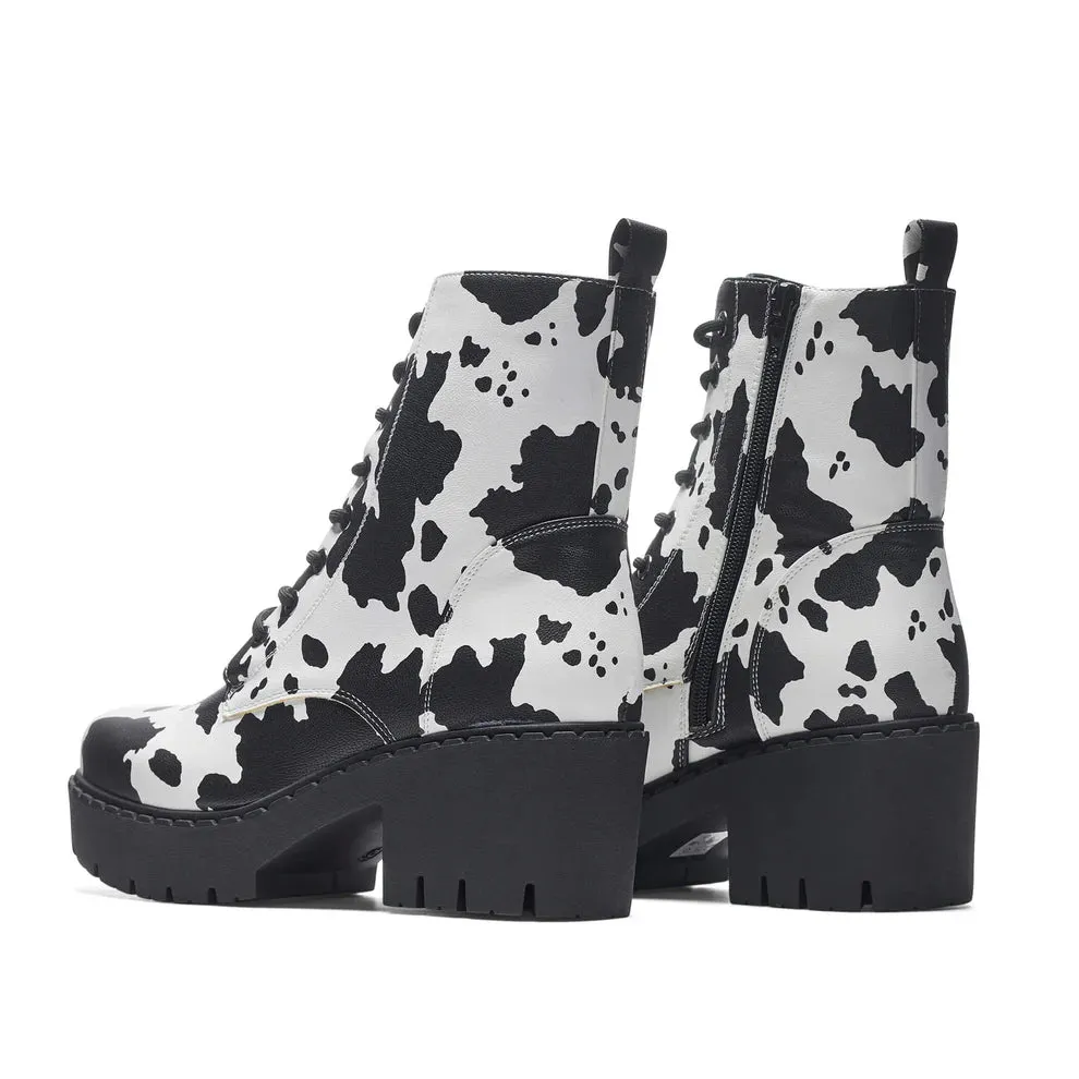 Kaos 3151 Lace Up Platform Ankle Boots