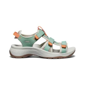Keen Women's Astoria West Open Toe Sandals- Granite Green/ Tangerine