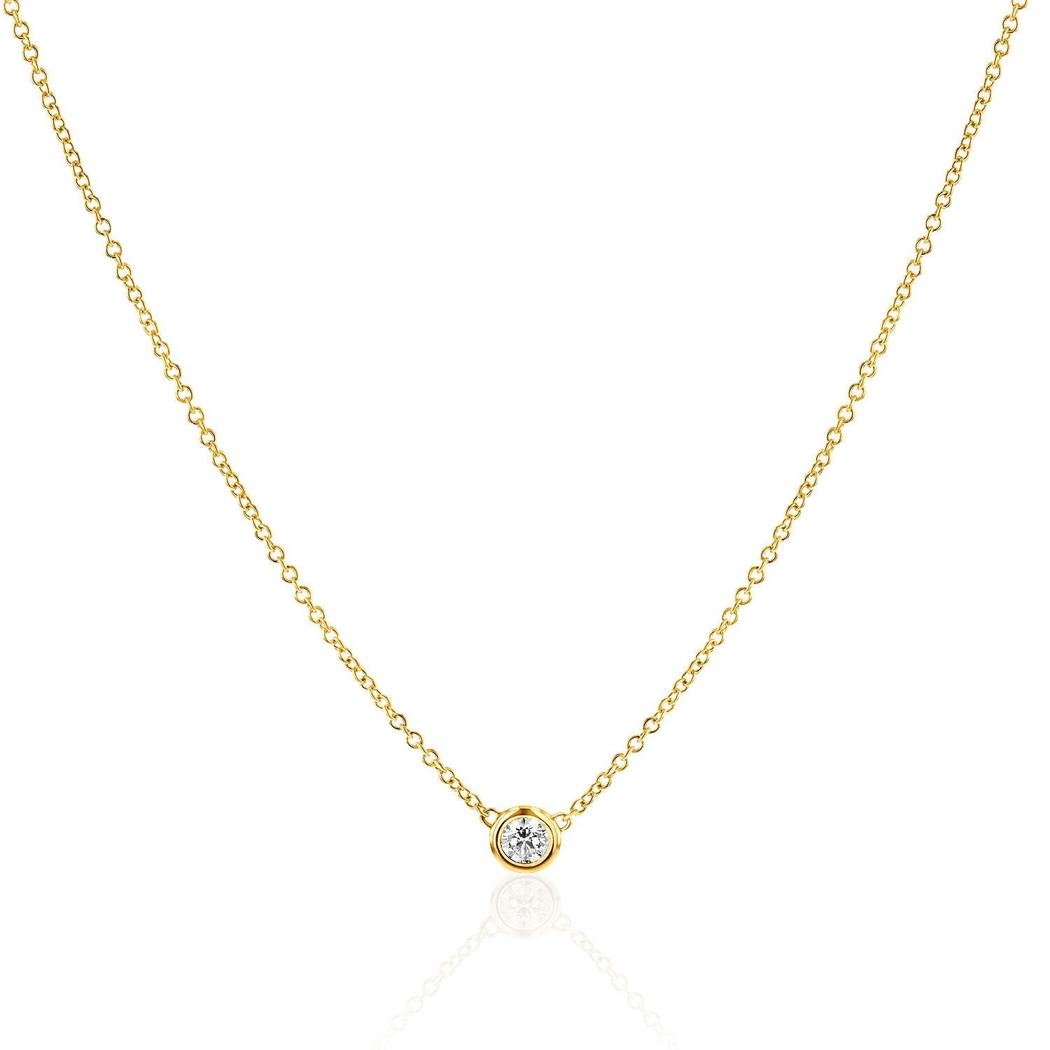 Kids Solitaire Diamond Necklace