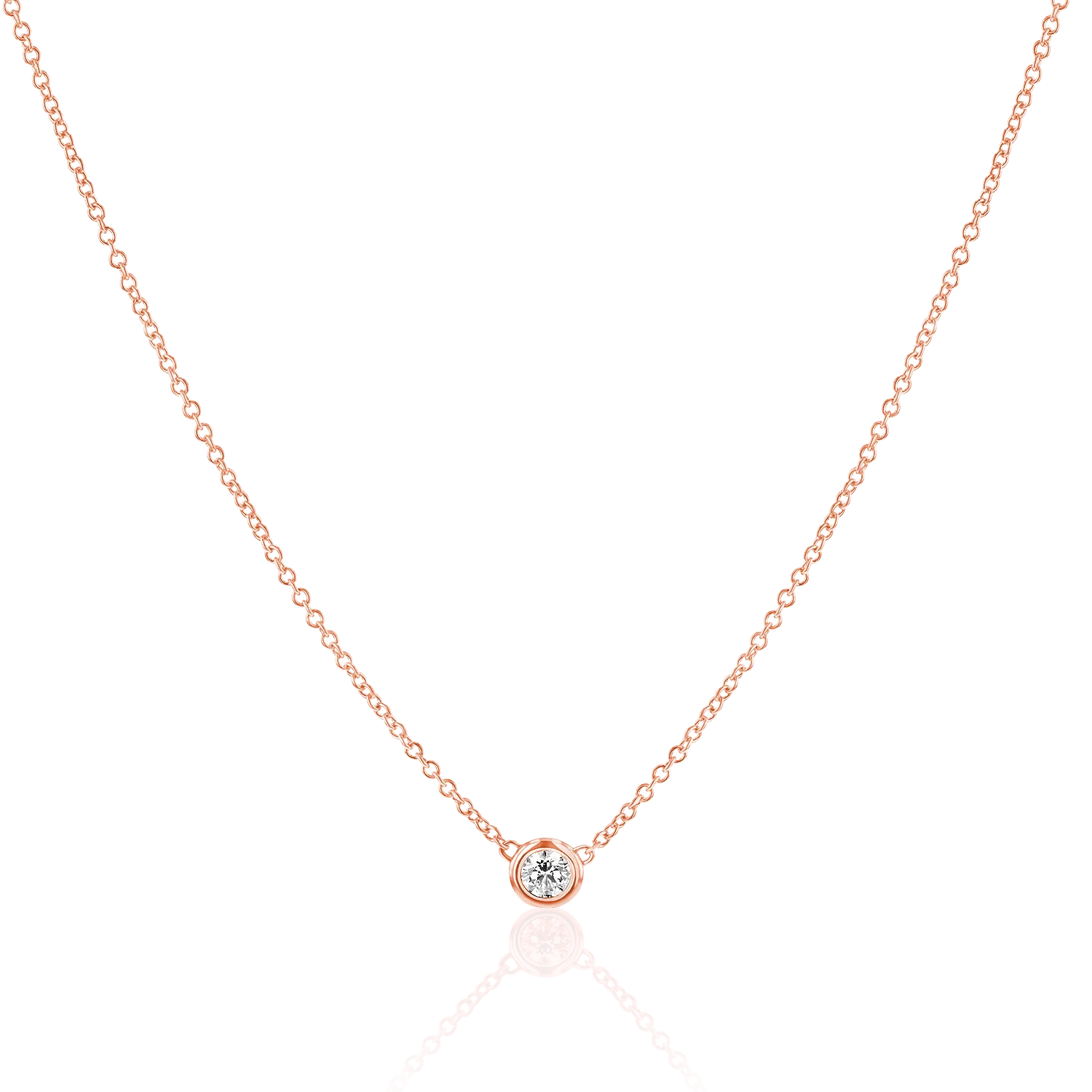 Kids Solitaire Diamond Necklace