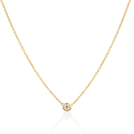 Kids Solitaire Diamond Necklace