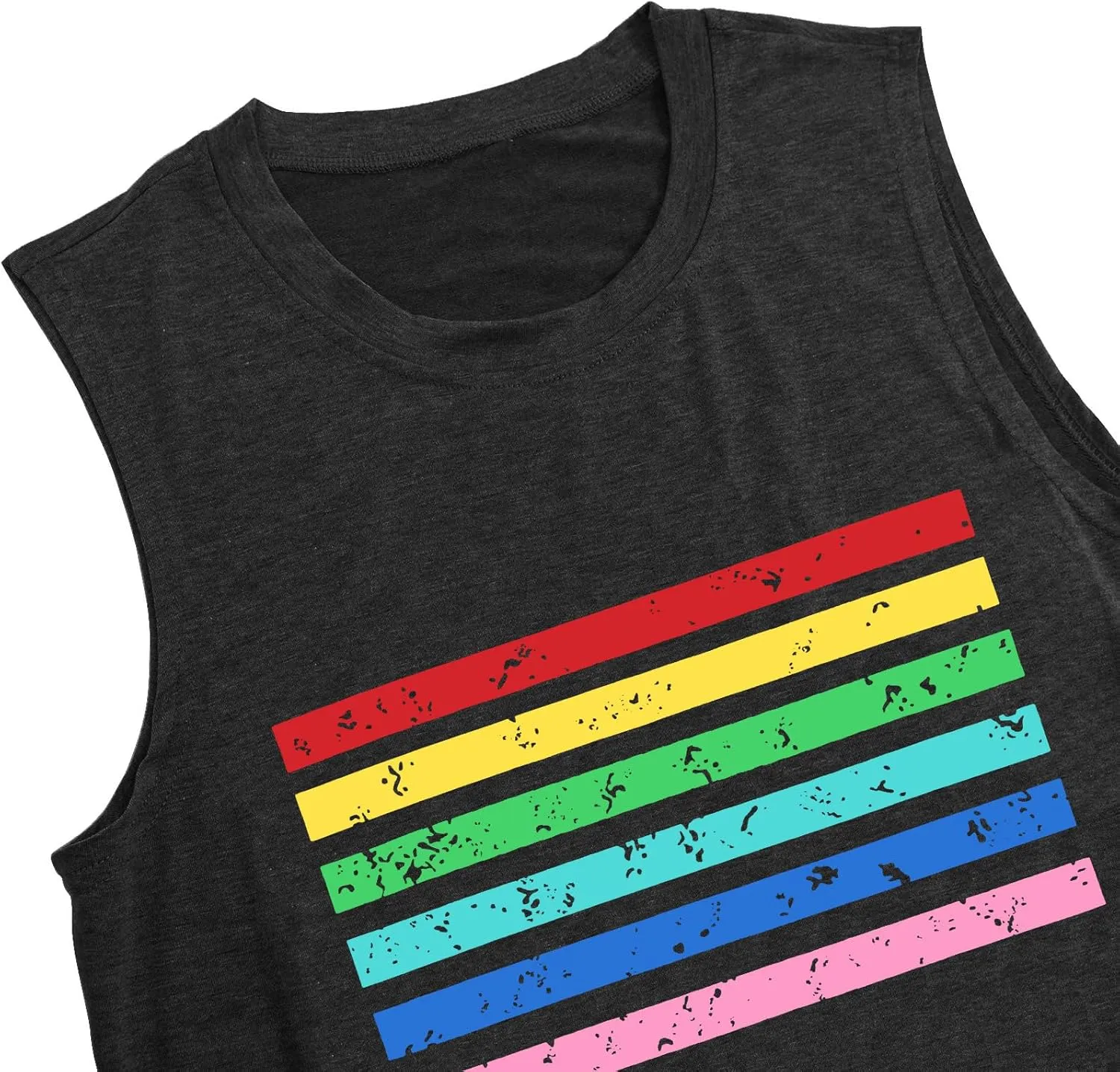 LAZYCHILD Pride Shirts for Women: Rainbow Heart Graphic Shirt Gay Pride T-Shirt LGBT Equality Short Sleeve Tops
