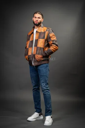 Men's Checkmate Jacket [Caramel Crunch /Copper]