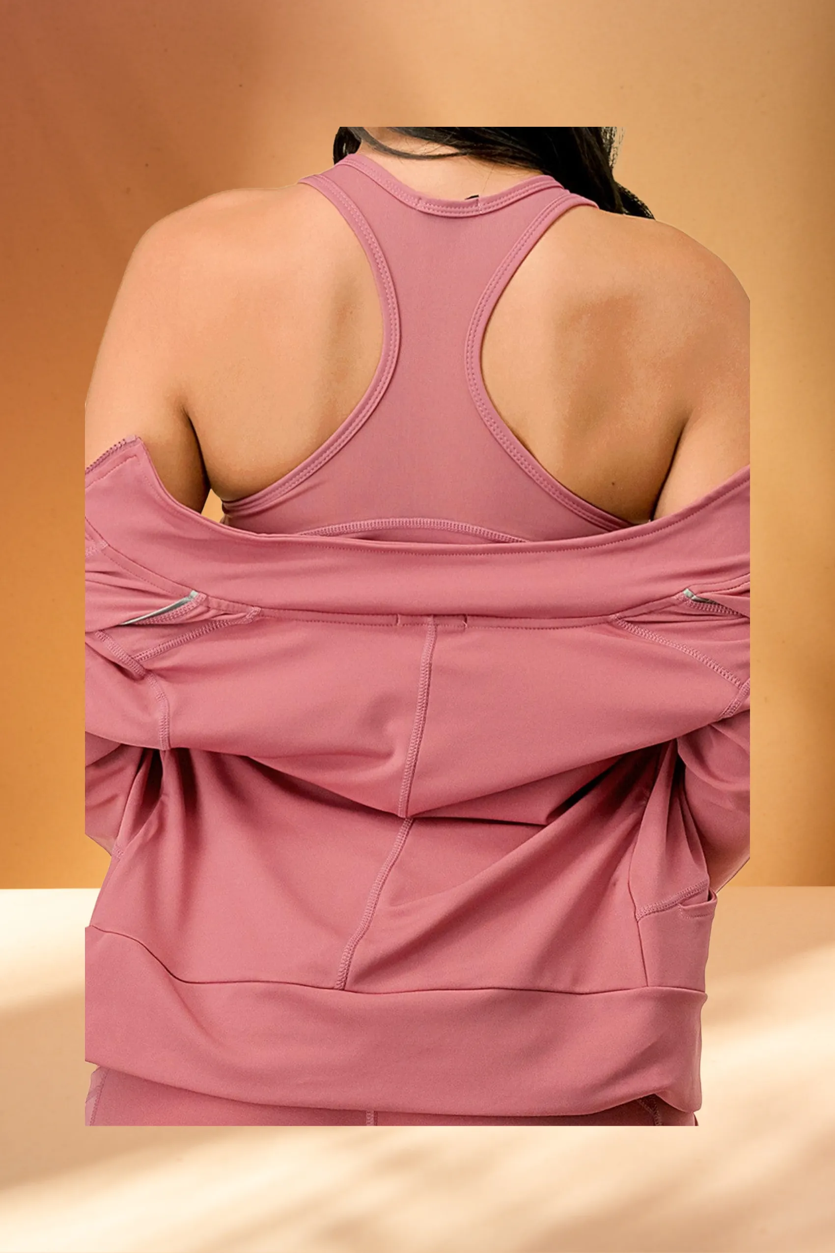 Mesh Style Activewear 3 Piece Set