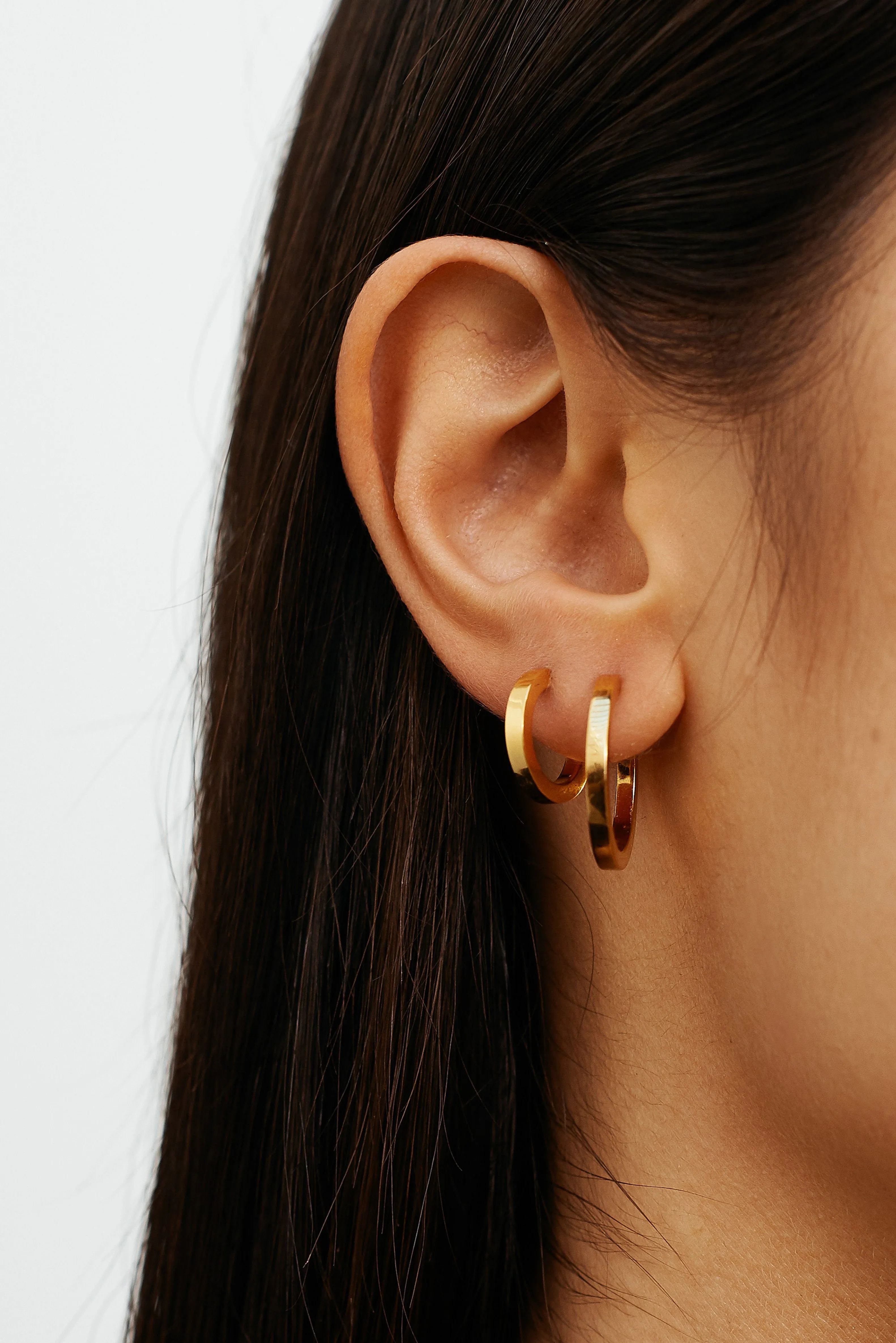 Mini Simple Gold Hoops