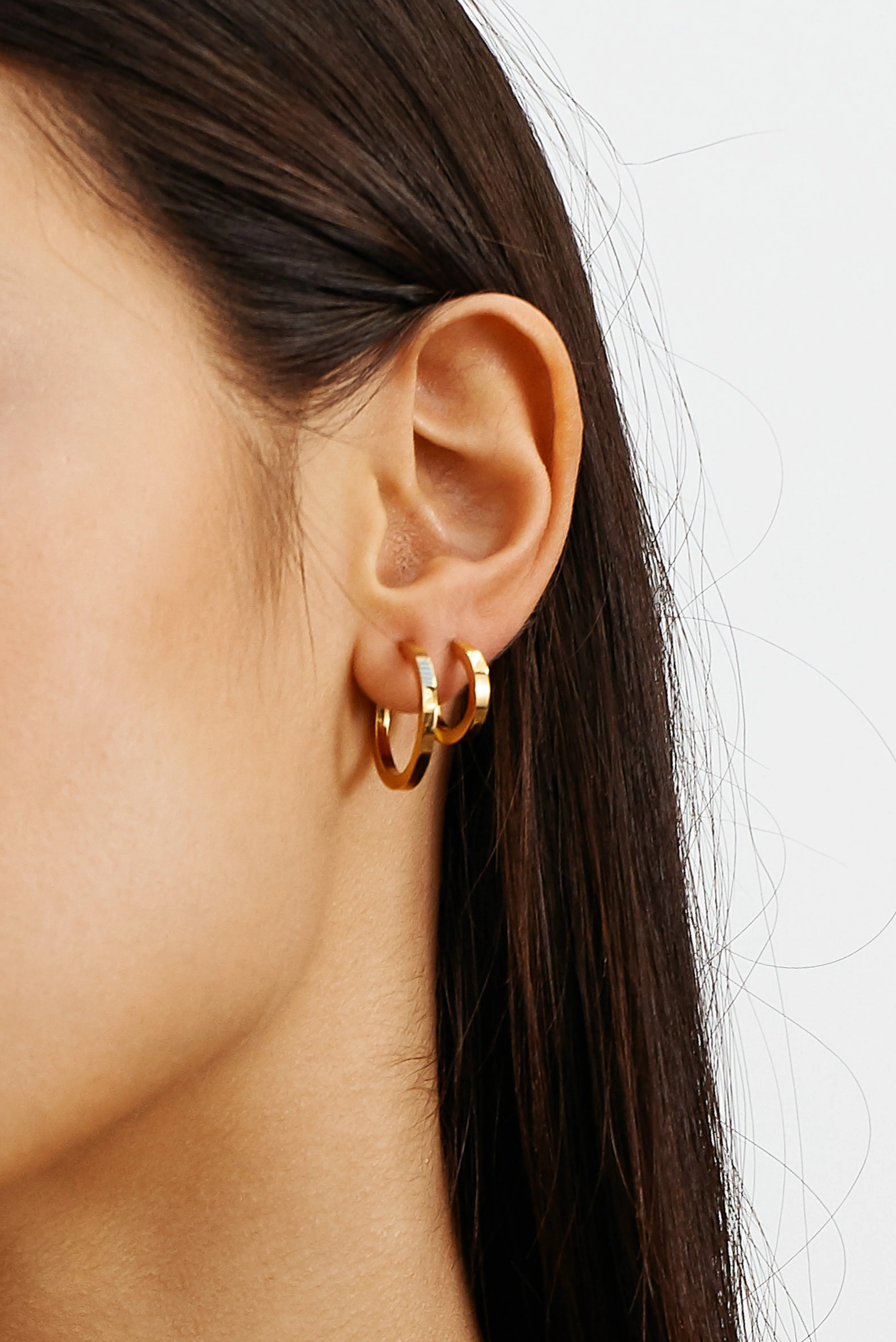 Mini Simple Gold Hoops
