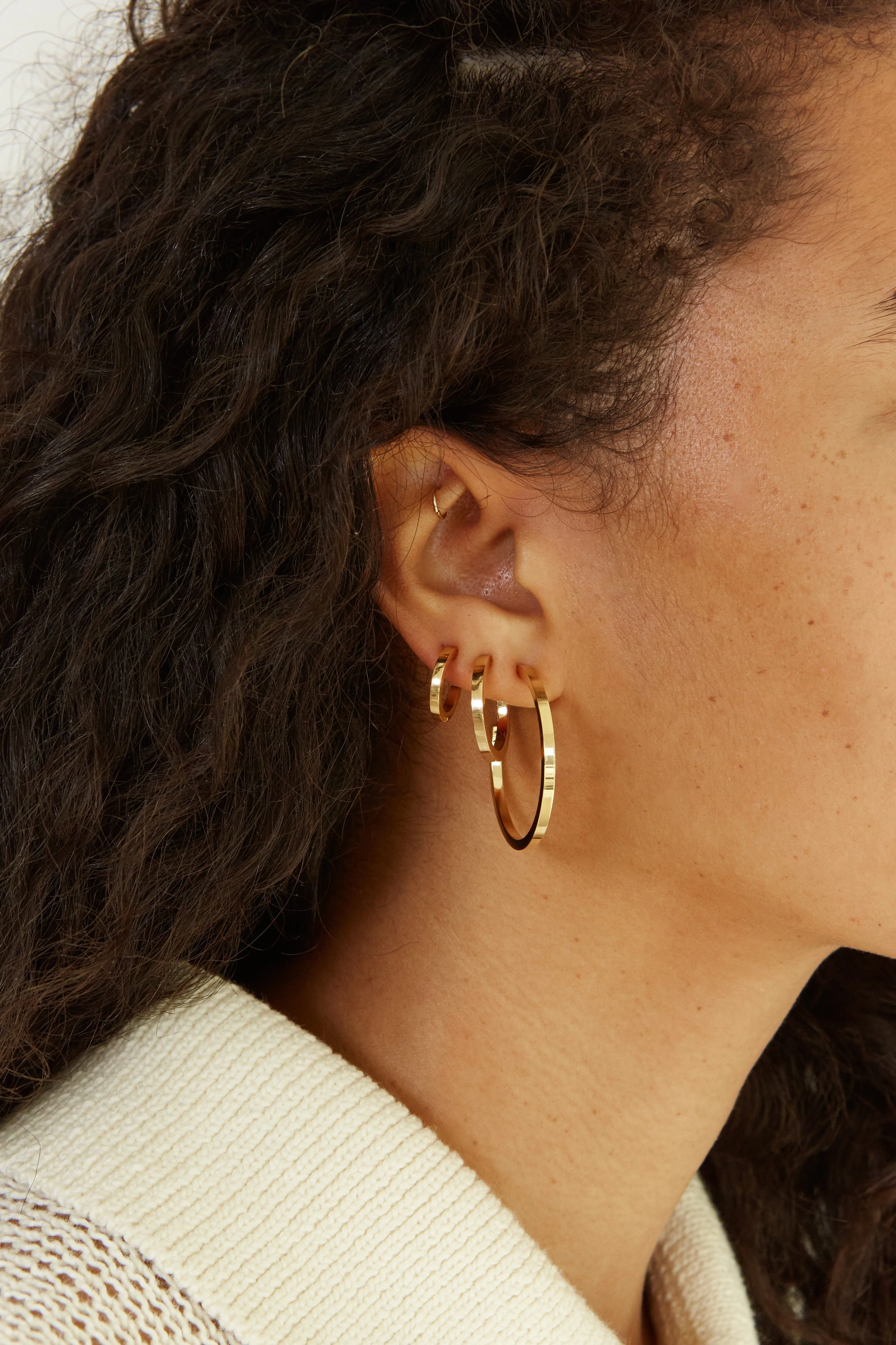 Mini Simple Gold Hoops